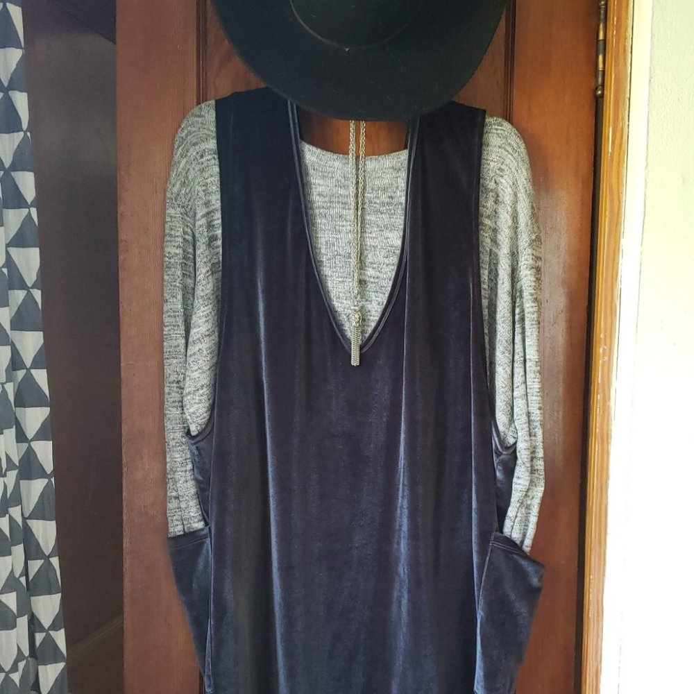 cute reversible velvet jumper